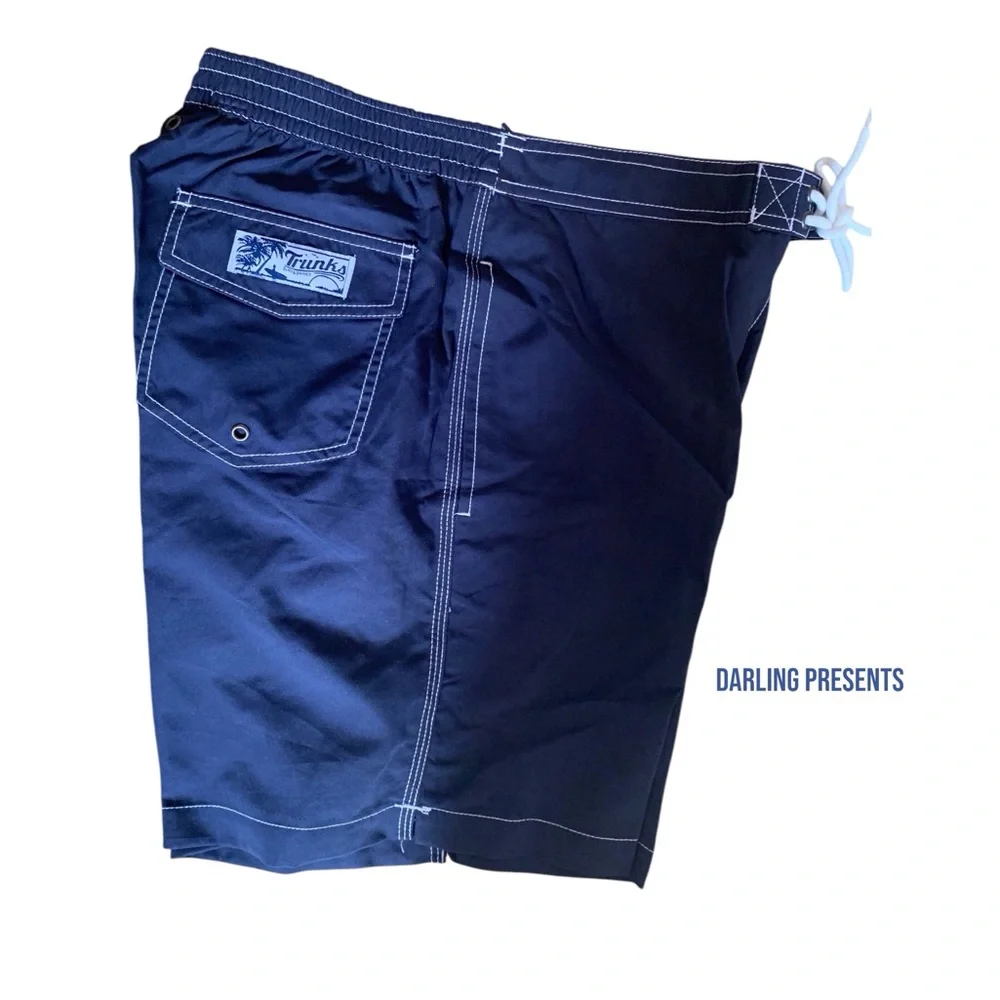 Trunks Marine Board Shorts Men Navy Size M